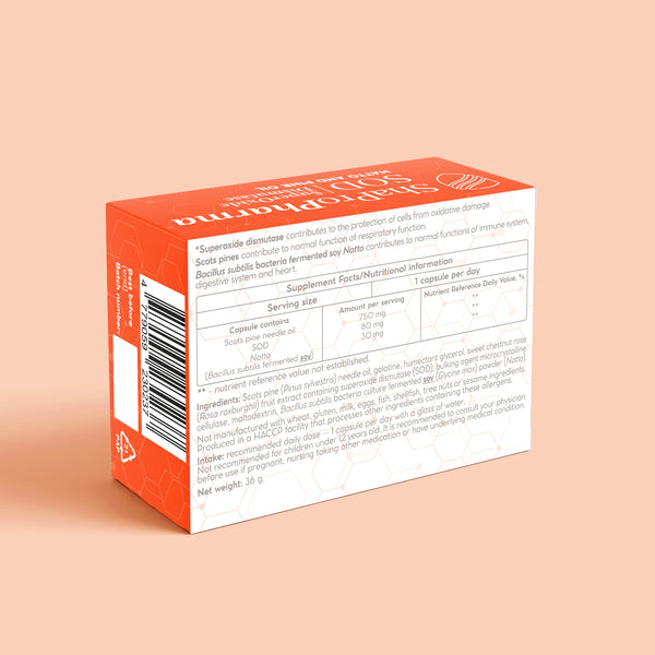 SOD (Superoxide Dismutase + Natto + Scots Pine)