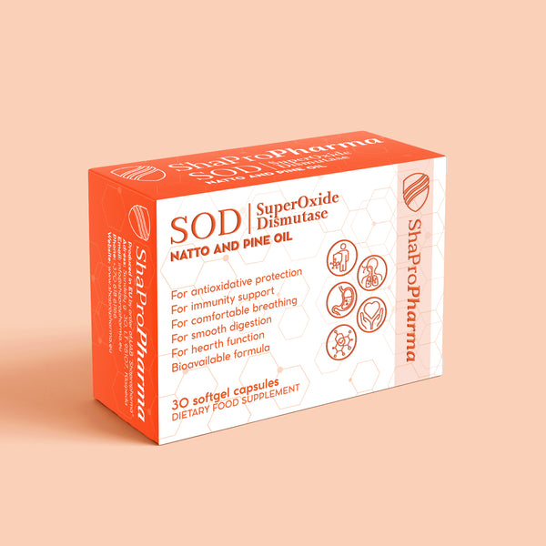 SOD (Superoksido dismutazė + Natto + Paprastosios pušys)