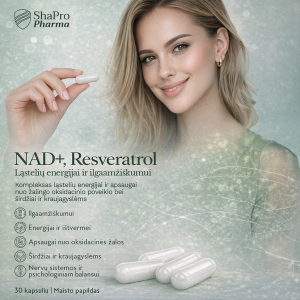 NAD+, Resveratrol, and Betaine Complex